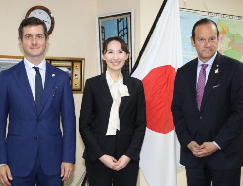 Inversiones, gestión del Canal y su independencia, aborda canciller Martínez-Acha con Arfiya Eri, viceministra de Asuntos Exteriores de Japón