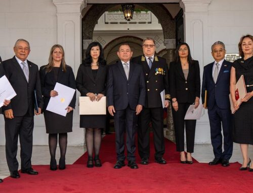 Nuevos embajadores presentan credenciales al presidente Mulino