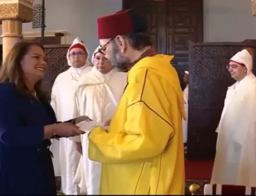 Embajadora Quiel presenta Cartas Credenciales al rey Mohamed VI de Marruecos