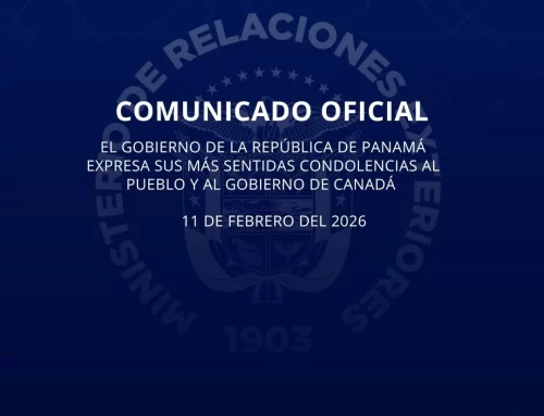 El Gobierno de la República de Panamá expresa sus más sentidas condolencias al pueblo y al Gobierno de Canadá por el trágico suceso ocurrido en la comunidad de Tumbler Ridge, Columbia Británica, que ha enlutado a tantas familias y ha conmocionado profundamente a toda la nación canadiense.