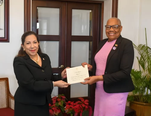 Embajadora Xiomara Pérez presenta cartas credenciales ante San Kitts and Nevis