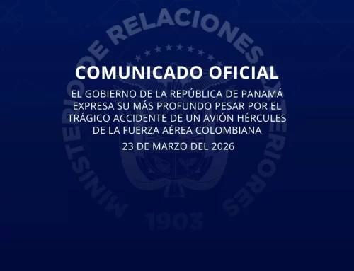 EL GOBIERNO DE LA REPUBLICA DE PANAMÁ EXPRESA SU MÁS PROFUNDO PESAR POR EL TRÁGICO ACCIDENTE DE UN AVIÓN HÉRCULES DE LA FUERZA ARMADA DE COLOMBIA