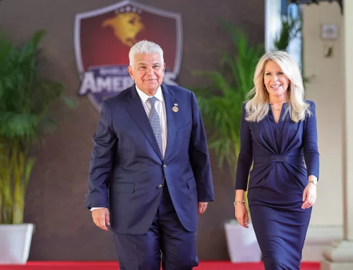 Presidente José Raúl Mulino llega a la cumbre Escudo de las Américas